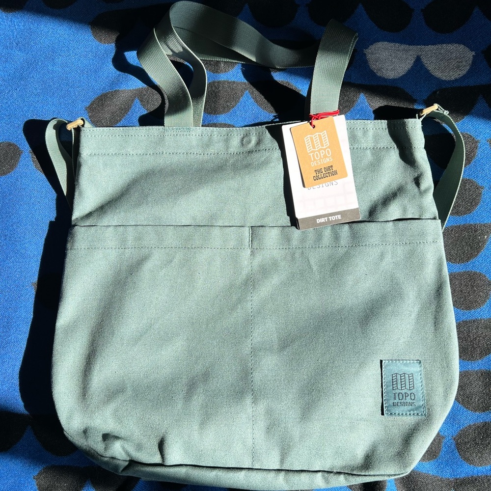 Topo Designs Dirt Tote - Sea Pine color